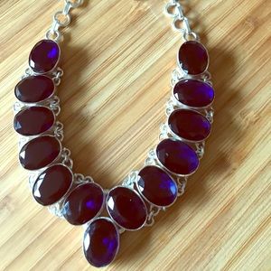 Natural Blue Sapphire Necklace